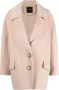 PINKO Jas met enkele rij knopen Beige - Thumbnail 1