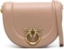 PINKO Click Round Love kleine crossbodytas Beige - Thumbnail 1