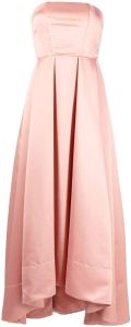 PINKO strapless high-low gown Roze