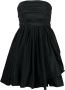 PINKO Strapless mini-jurk Zwart - Thumbnail 1
