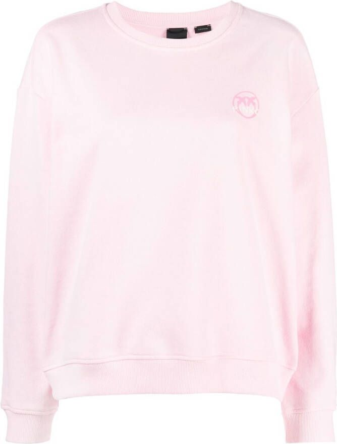 PINKO Sweater met logoprint Roze