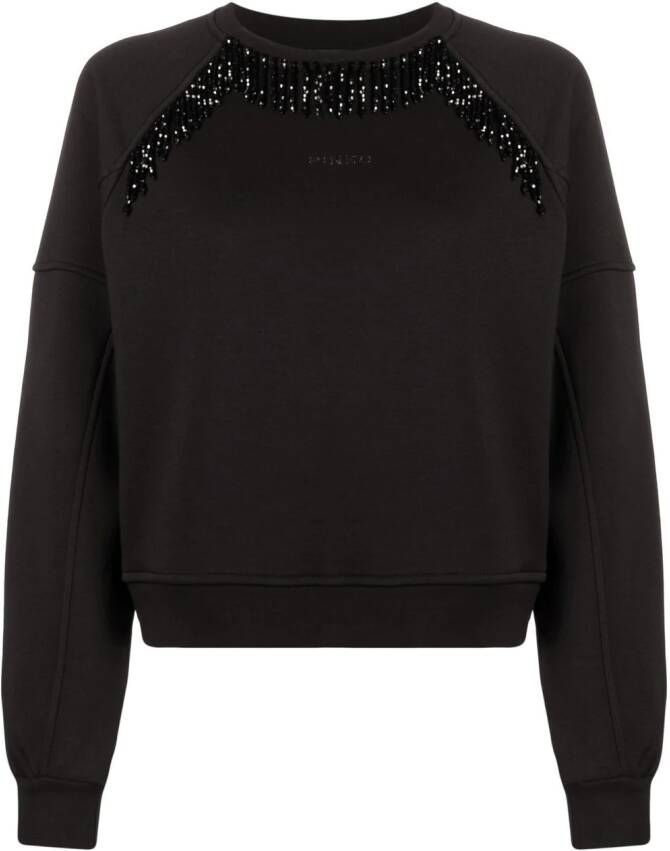PINKO Sweater met ronde hals Zwart