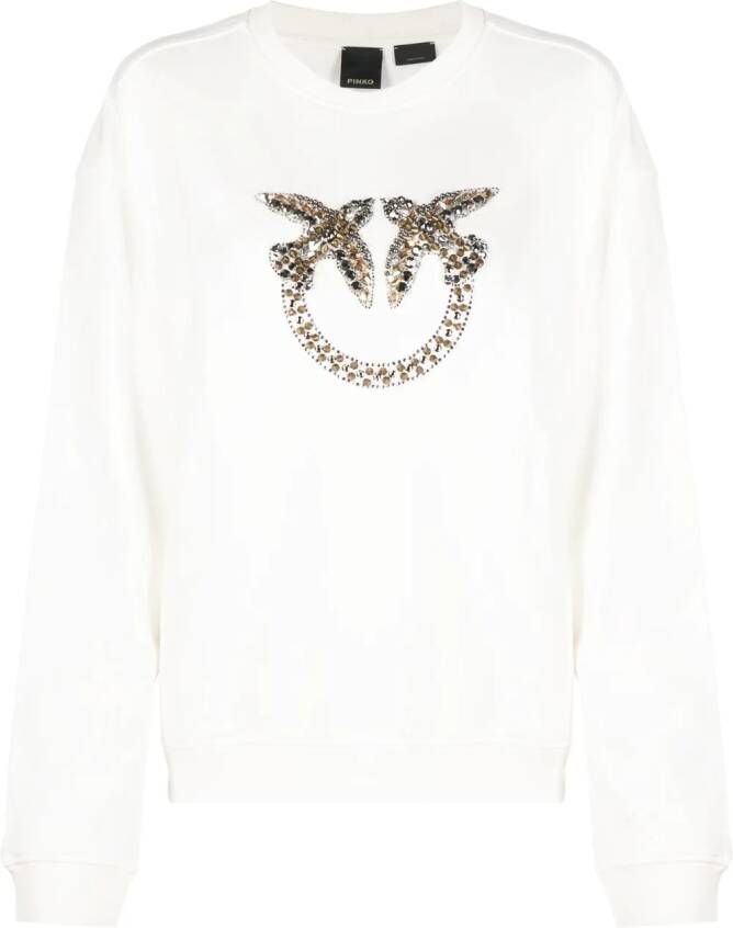 PINKO Sweater met studs Wit