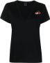 PINKO T-shirt met geborduurd logo Zwart - Thumbnail 1
