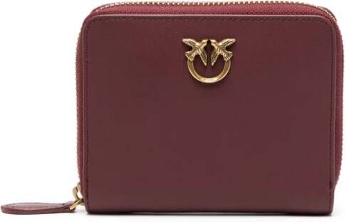 PINKO Leren portemonnee Paars