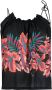 PINKO Top met tropische print Zwart - Thumbnail 1