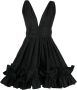 PINKO Mini-jurk met V-hals Zwart - Thumbnail 1