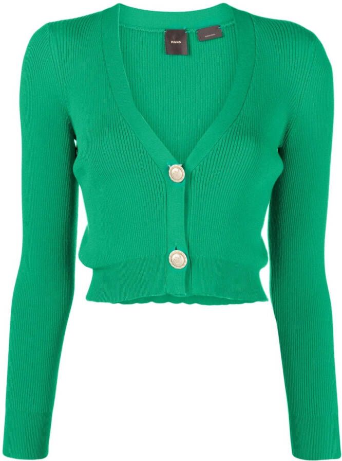 PINKO Vest met V-hals Groen