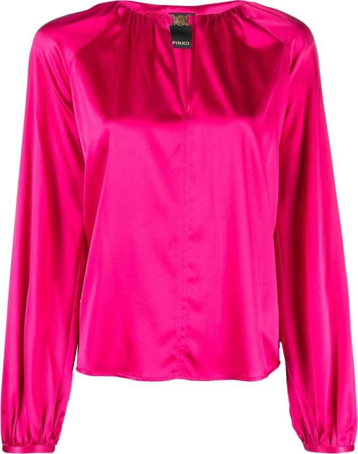 PINKO Zijden blouse Roze