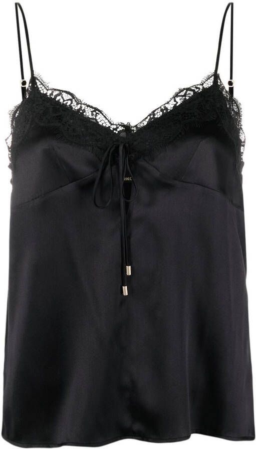 PINKO Zijden top Zwart