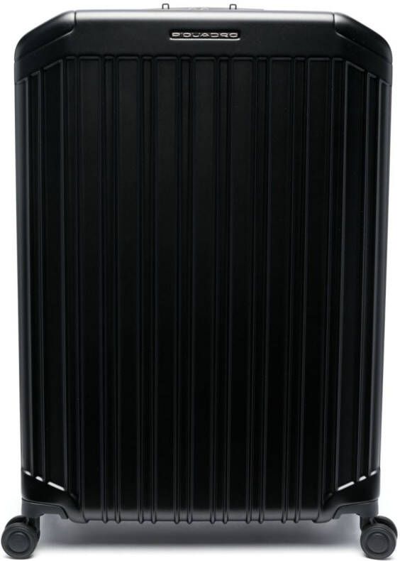 PIQUADRO Rolkoffer met rits Zwart