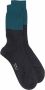 Plan C Geribbelde sokken Blauw - Thumbnail 1