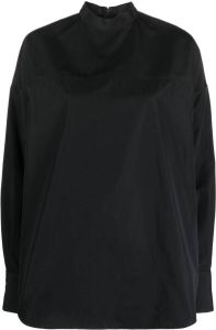 Plan C Oversized blouse Zwart