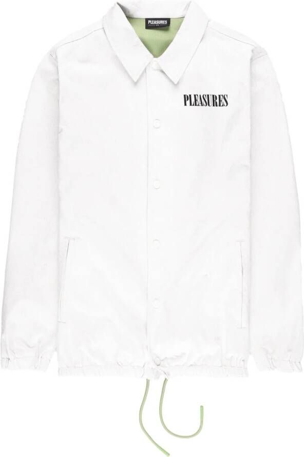 Pleasures Button-up jack Wit