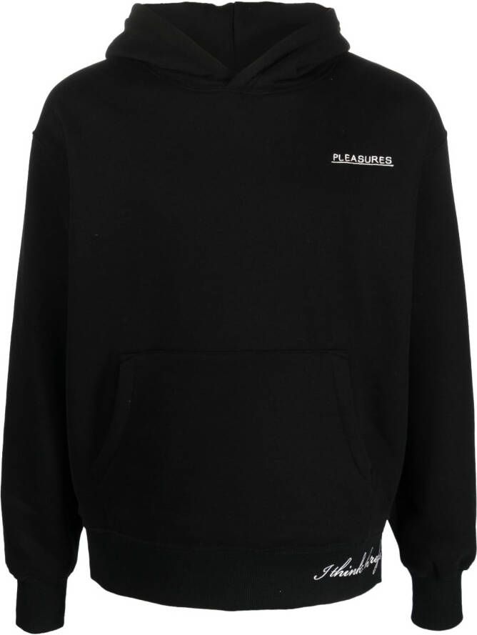 Pleasures Hoodie Zwart