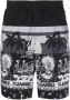 Pleasures Shorts met print Zwart - Thumbnail 1