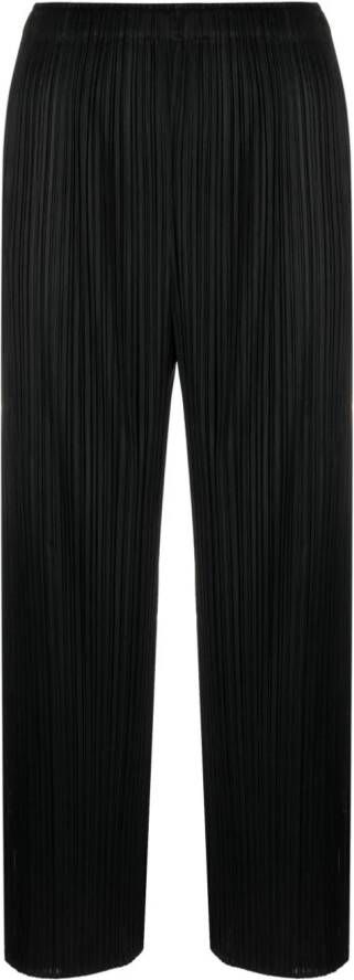 Pleats Please Issey Miyake Cropped plooibroek Zwart