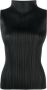 Pleats Please Issey Miyake Mouwloze top Zwart - Thumbnail 1