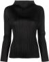 Pleats Please Issey Miyake Top met hoge hals Zwart - Thumbnail 1