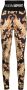 Plein Sport Legging met barokprint Zwart - Thumbnail 1