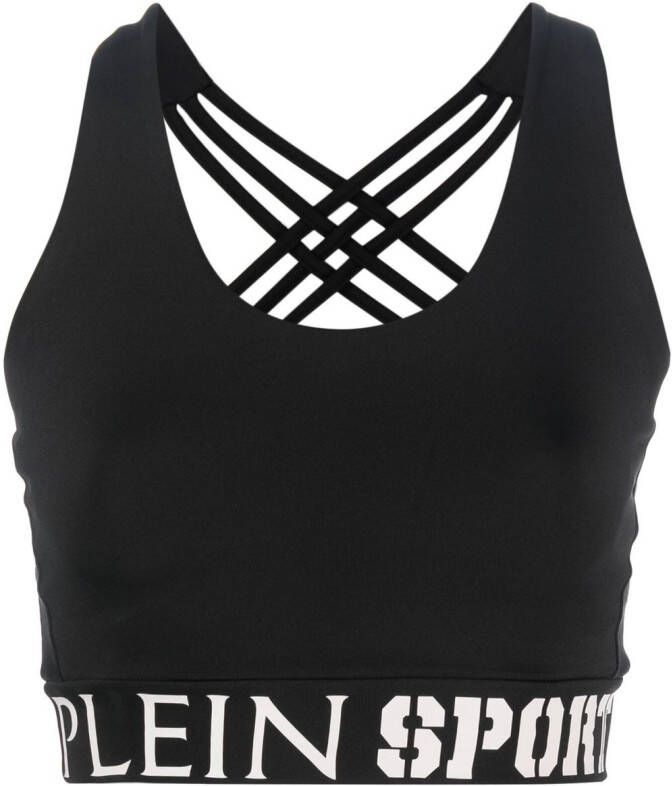 Plein Sport-bh met logoprint Zwart