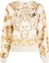 Plein Sport Blouse met barokprint Beige - Thumbnail 1