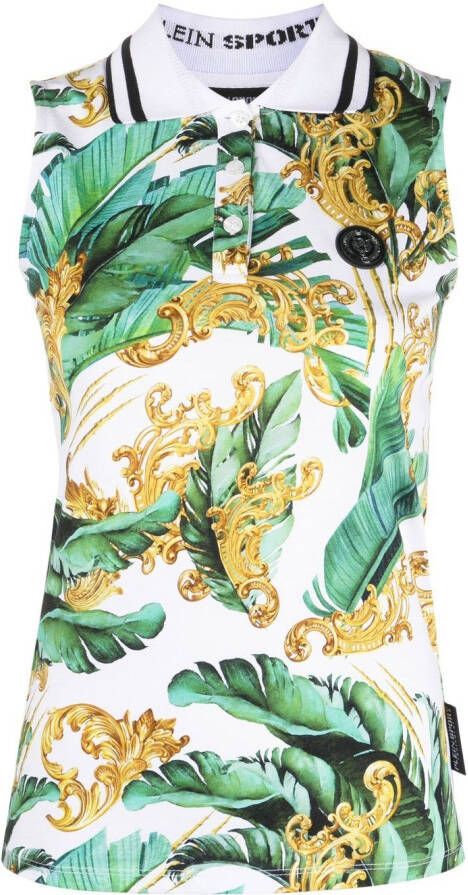 Plein Sport Blouse met bloemenprint Groen