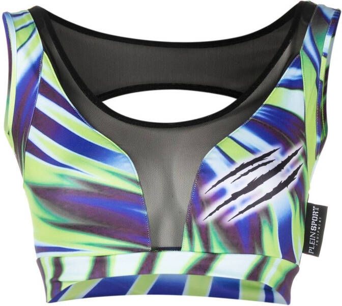 Plein Sport Cropped top Groen