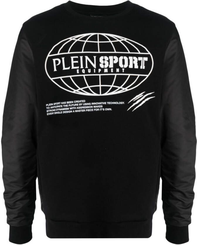 Plein Sport Katoenen sweater Zwart