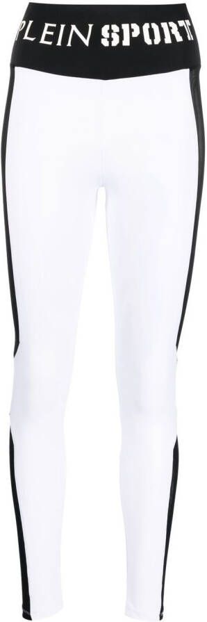 Plein Sport High waist legging Wit