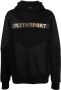 Plein Sport Hoodie met logo-reliëf Zwart - Thumbnail 1