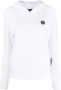 Plein Sport Hoodie met logoprint Wit - Thumbnail 1