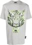 Plein Sport Katoenen T-shirt Grijs - Thumbnail 1