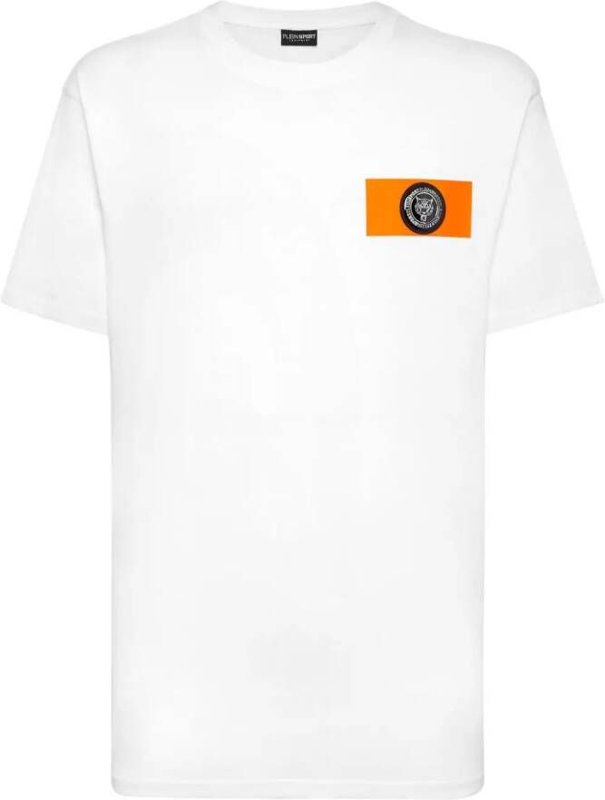 Plein Sport Katoenen T-shirt Wit