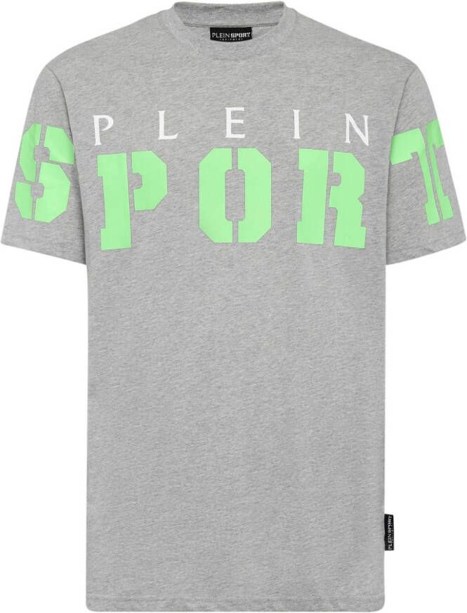Plein Sport T-shirt met logoprint Grijs