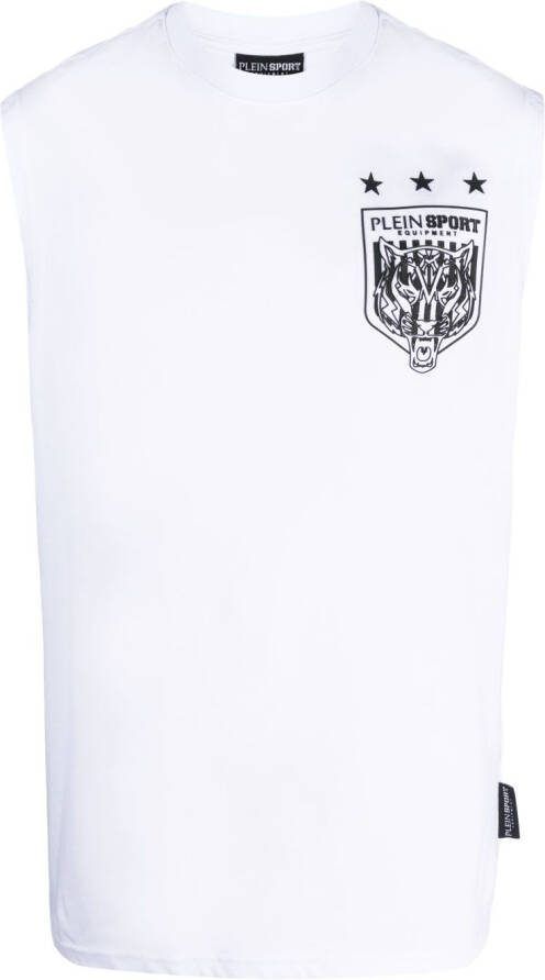 Plein Sport Spencer met logoprint Wit