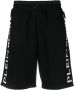 Plein Sport Trainingsshorts met logoprint Zwart - Thumbnail 1