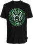Plein Sport T-shirt met tijgerprint Zwart - Thumbnail 1