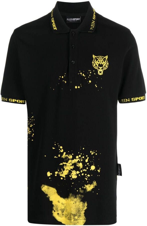 Plein Sport Overhemd met print Zwart