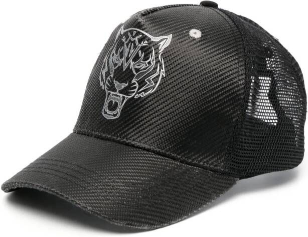Plein Sport Pet met gewelfde afwerking Zwart