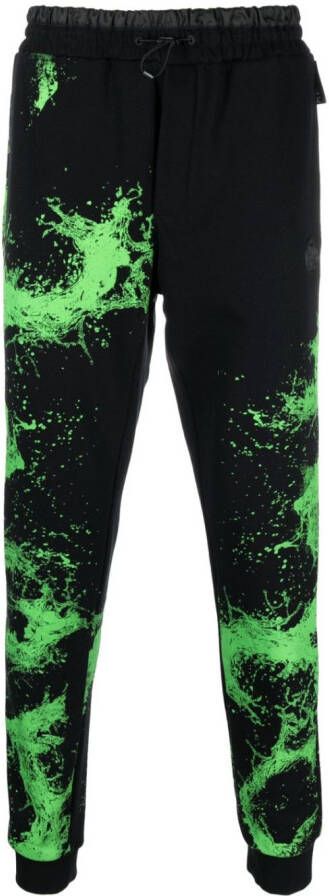 Plein Sport Trainingsbroek met print Zwart