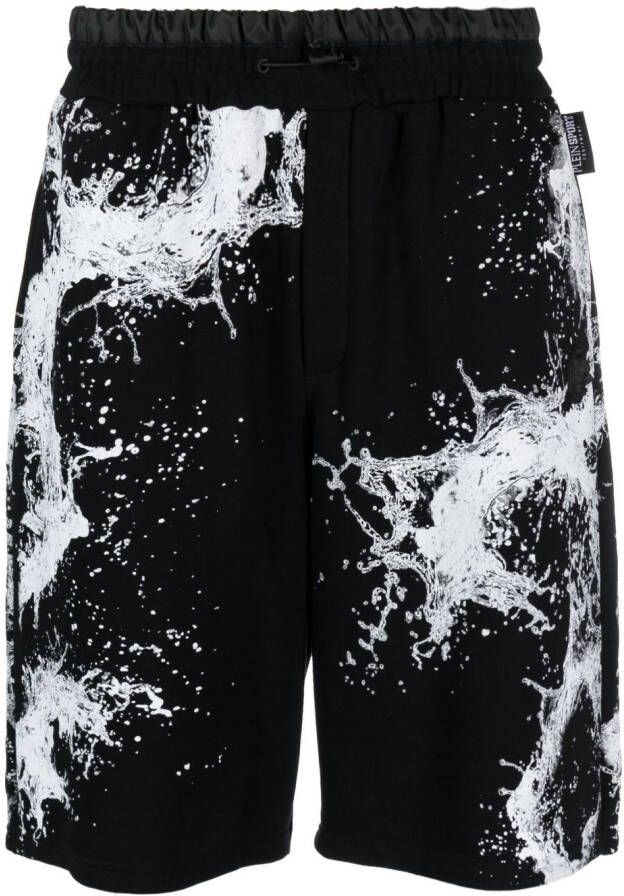 Plein Sport Trainingsbroek met print Zwart