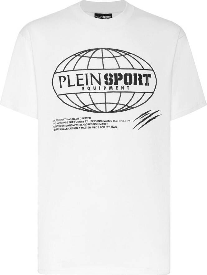 Plein Sport T-shirt met print Wit
