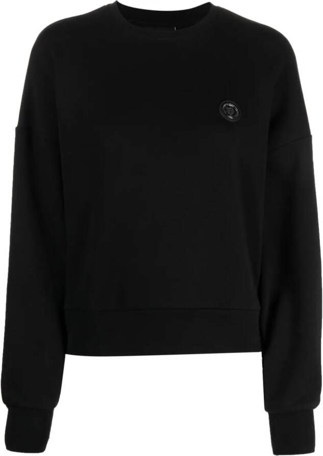 Plein Sport Sweater met grafische print Zwart