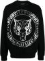 Plein Sport Sweater met logoprint Zwart - Thumbnail 1