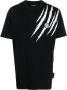 Plein Sport T-shirt met grafische print Zwart - Thumbnail 1