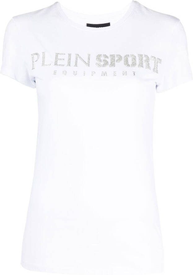 Plein Sport T-shirt met logoprint Wit