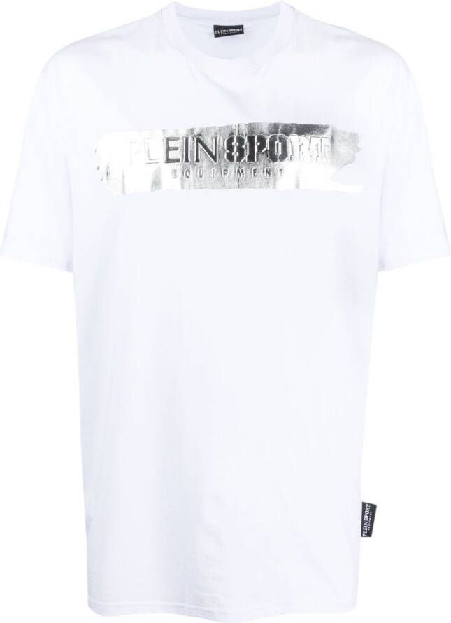 Plein Sport T-shirt met logoprint Wit