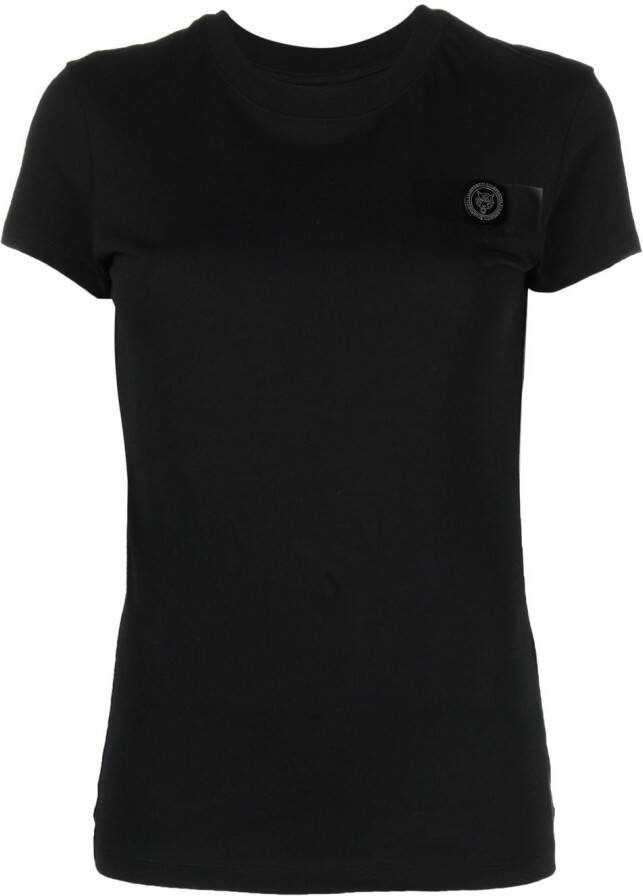 Plein Sport T-shirt met logoprint Zwart