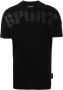 Plein Sport T-shirt met logoprint Zwart - Thumbnail 1